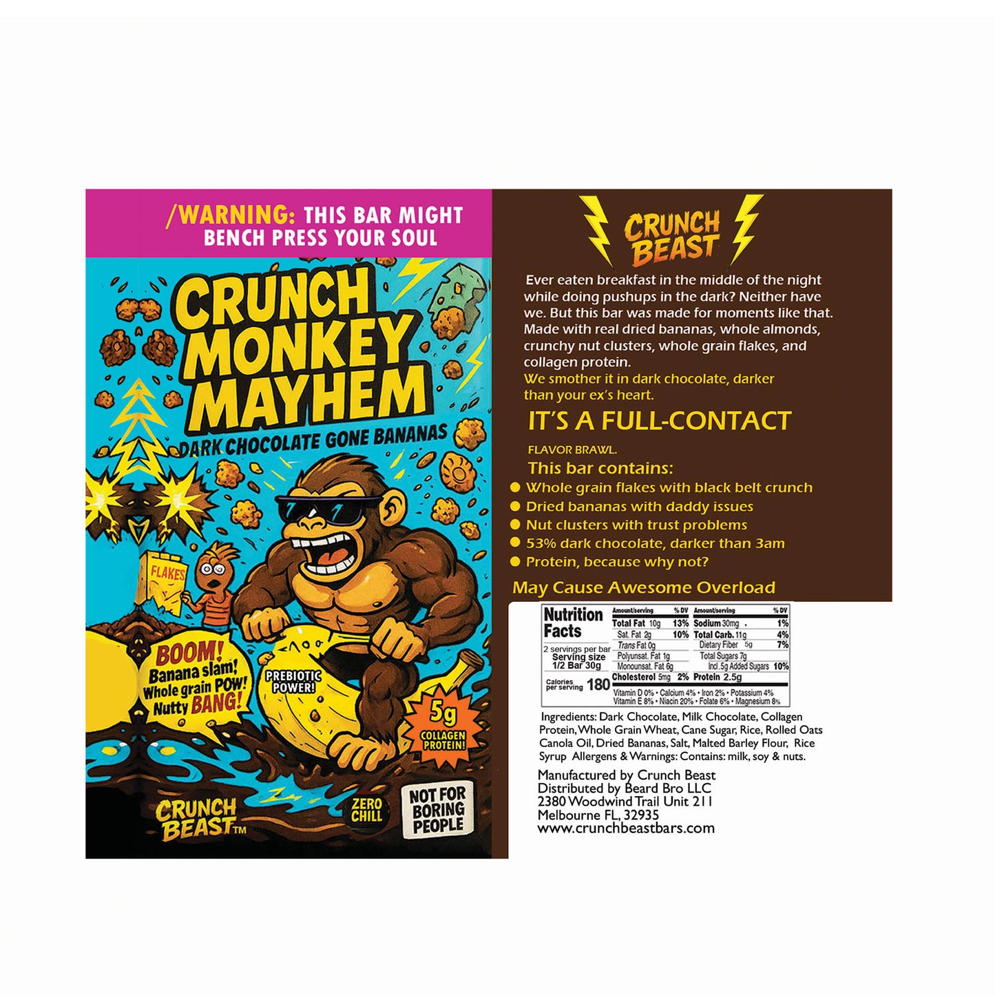 Crunch Monkey Mayhem Bars